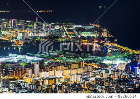 兵庫縣神戶市神戶夜景-來自菊星台- 88266514