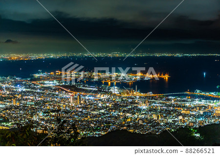 兵庫縣神戶市神戶夜景-來自菊星台- 88266521