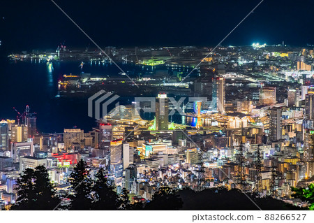 Kobe City, Hyogo Prefecture Night view of Kobe-From Kikuseidai- 88266527