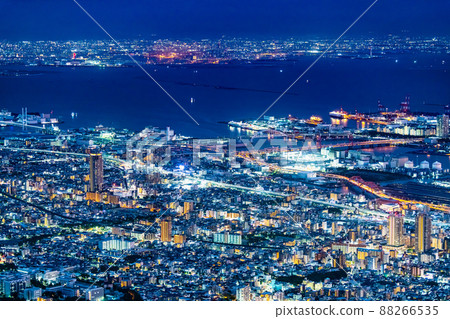 兵庫縣神戶市神戶夜景-來自菊星台- 88266535