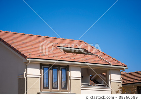 住宅法國南部風格的瓦屋頂 88266589