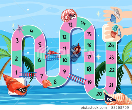 Sea creature board game 88268709