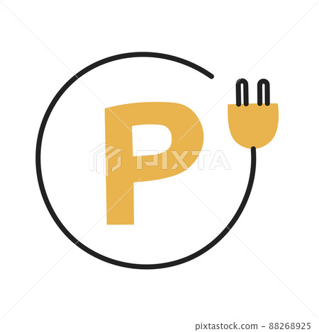 charging station. hand drawn EV doodle icon. charging station. hand drawn EV doodle icon. 88268925