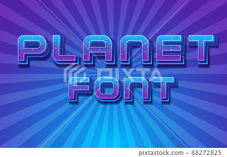 Planet font logo on radiant background Planet font logo on radiant background 88272825