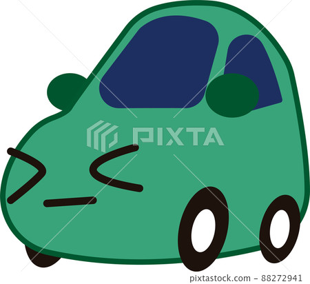 Green car character Green car character 88272941