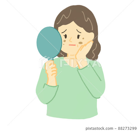 患有黑斑的中老年人 88273299