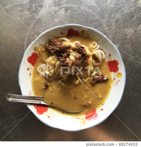 Mohinga, a food stall I ate in Myanmar Mohinga, a food stall I ate in Myanmar 88274203