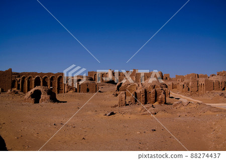 ancient Christian cemetery El Bagawat, Kharga oasis, Egypt ancient Christian cemetery El Bagawat, Kharga oasis, Egypt 88274437