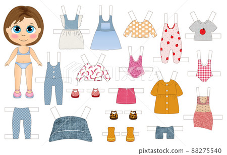 Cut out sale dress up dolls