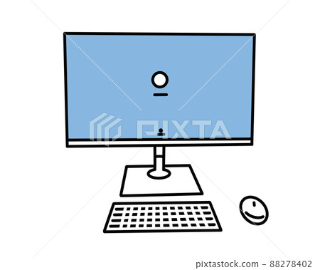 PC 桌面顯示器、鍵盤和鼠標 PC 桌面顯示器、鍵盤和鼠標 88278402