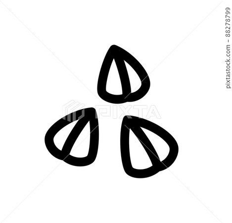 Buckwheat fruit icon 88278799