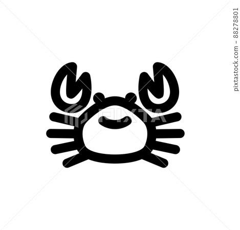 Crab icon 88278801