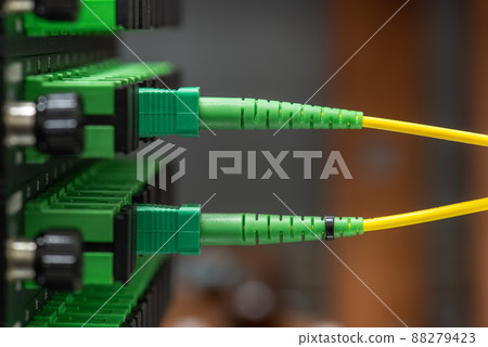 Technology Computer Optical Network Equipment in Data Center Technology Computer Optical Network Equipment in Data Center 88279423