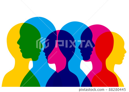 Human Psychology Brain Head Silhouette Vector AI Human Psychology Brain Head Silhouette Vector AI 88280445