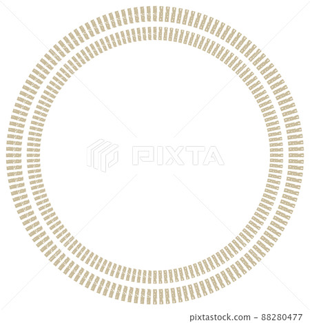 Ring circle heading frame comment frame simple - Stock Illustration ...