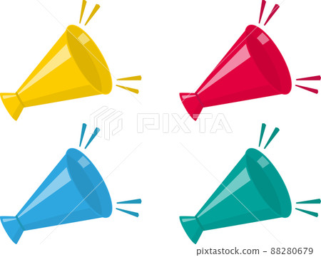Megaphone color set 2 88280679