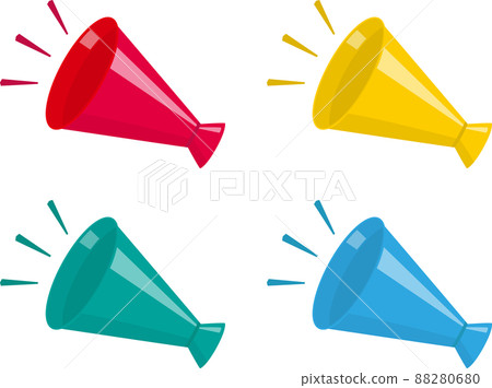 Megaphone color set 88280680