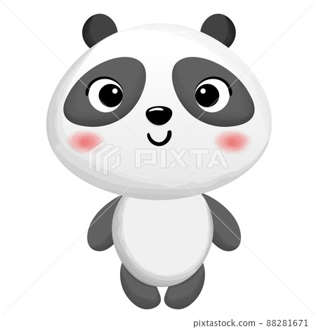 Cute panda cartoon Vector illustration. Chinese bear icons. Cartoon panda. Cute panda cartoon Vector illustration. Chinese bear icons. Cartoon panda. 88281671