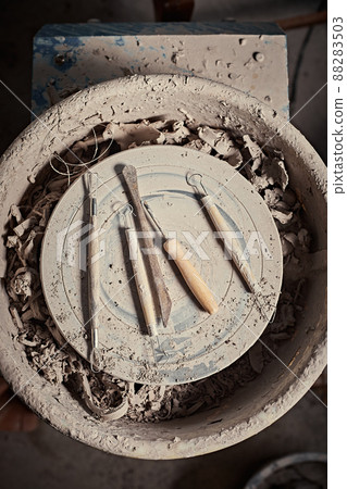 Pottery Tools on wheel 88283503