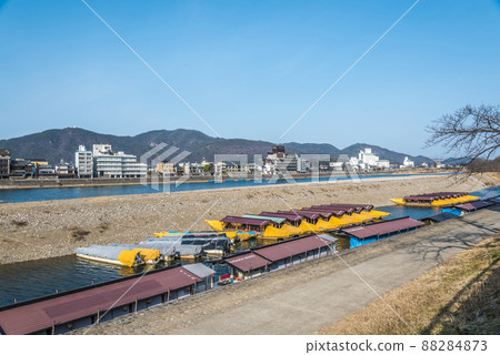 << Gifu Prefecture >> Nagara River, Gifu City << Gifu Prefecture >> Nagara River, Gifu City 88284873