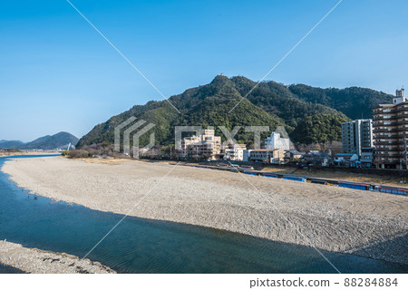 《Gifu Prefecture》 Gifu City Nagara River Mt. Kinka Gifu Castle 《Gifu Prefecture》 Gifu City Nagara River Mt. Kinka Gifu Castle 88284884