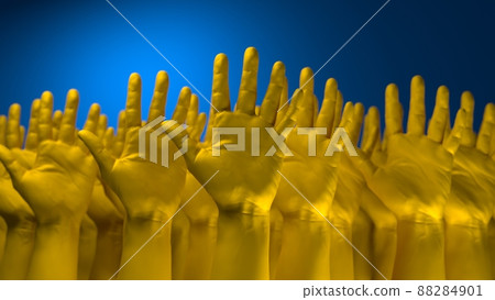 request for help to fight and resist russian agression - 3D illustration request for help to fight and resist russian agression - 3D illustration 88284901