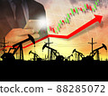 The war crisis affects the world's oil prices higher. 88285072