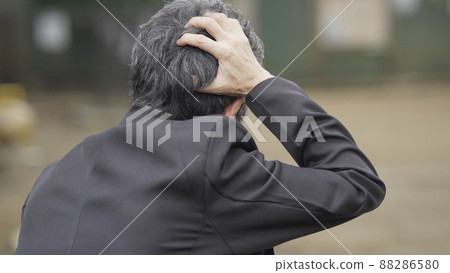 Behind businessmen 88286580