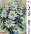 Bouquet of daisies oil painting 88287403