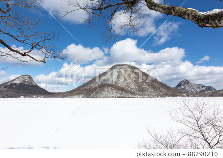 Mt. Haruna in winter, Gunma prefecture 88290210