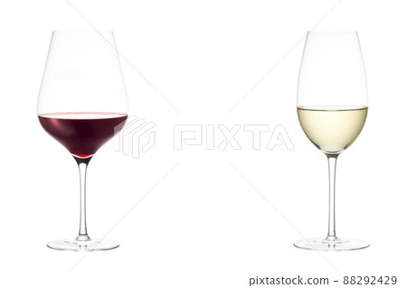 紅葡萄酒 白葡萄酒 紅葡萄酒杯 白葡萄酒杯 88292429