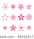 Cherry leaf graphic design source collection 88292817