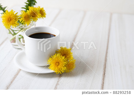 Coffee and dandelion dandelion coffee image material Coffee and dandelion dandelion coffee image material 88293258