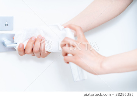 女手消毒門把手【零件切割】 88295385