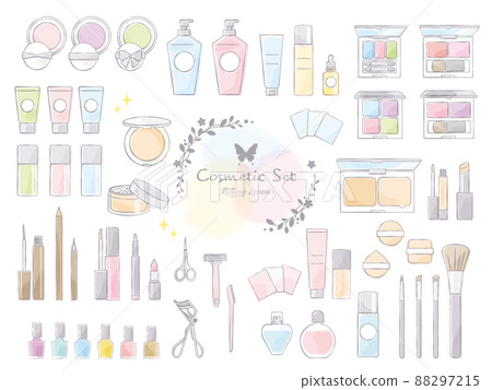 美容項目插圖素材集 88297215
