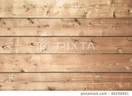 帶有木紋和結的淺棕色板牆的水平背景圖像 88298981