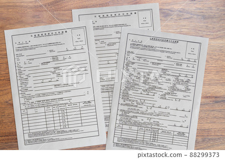 Application for Issuance of Certificate of Eligibility Change Permission Period Renewal Permission Application Form 88299373