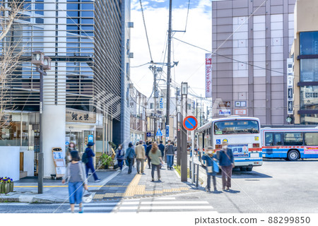 Scenery of Kanagawa Prefecture around Kamakura Station 88299850