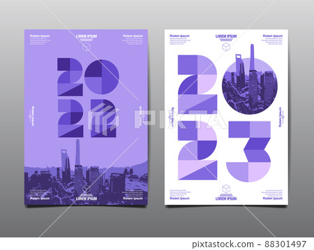 annual report 2022,2023 , template layout design, cover book. presentation abstract flat background. 88301497