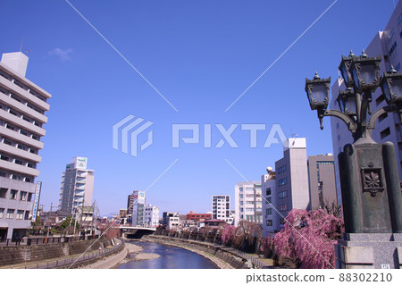 Utsunomiya City Tagawa and the cityscape in front of the West Exit of JR Utsunomiya Station 88302210