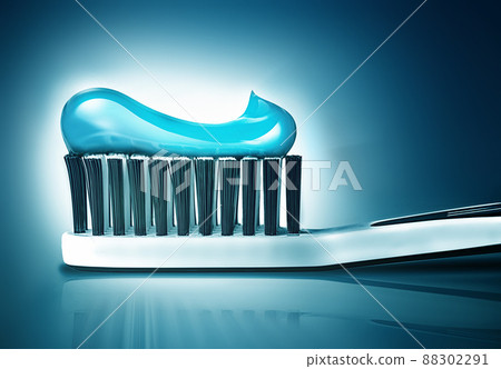 toothbrush with toothpaste toothbrush with toothpaste 88302291