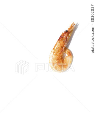 Sakura shrimp, dried, single item shooting, close-up Sakura shrimp, dried, single item shooting, close-up 88302837