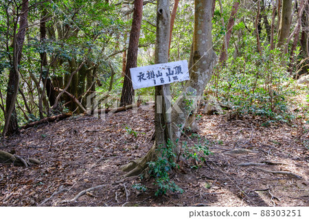 福井縣敦賀市衣塚山登山道信息板 88303251