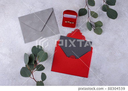 Wedding invitation card. Save the date concept 88304539