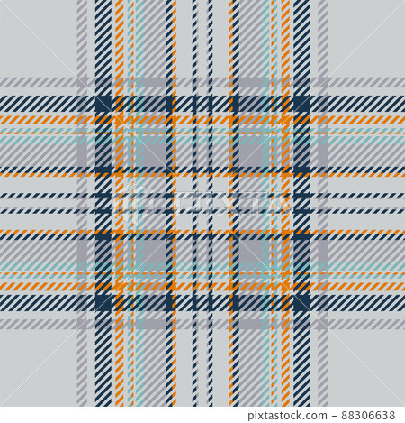 Plaid check pattern. Seamless fabric texture. Tartan textile print. 88306638