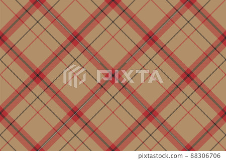 Tartan plaid background, diagonal check seamless pattern. Vector fabric texture for textile print, wrapping paper, gift card, wallpaper. Tartan plaid background, diagonal check seamless pattern. Vector fabric texture for textile print, wrapping paper, gift card, wallpaper. 88306706