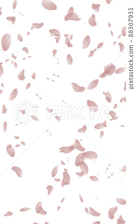 Cutout material_Sakura Fubuki_Vertical composition 88307931
