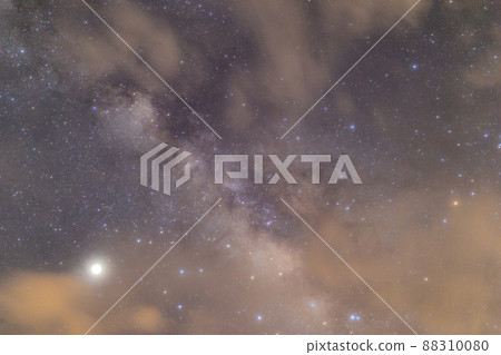 Milky way galaxy has stars and space dust in the universe. Milky way galaxy has stars and space dust in the universe. 88310080