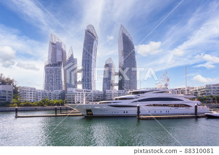 Caribbean at keppel bay. It's luxury residential in Singapore City Caribbean at keppel bay. It's luxury residential in Singapore City 88310081