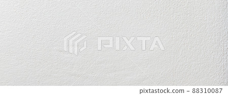 White color with an old grunge wall concrete texture as a background. Wide banner 88310087